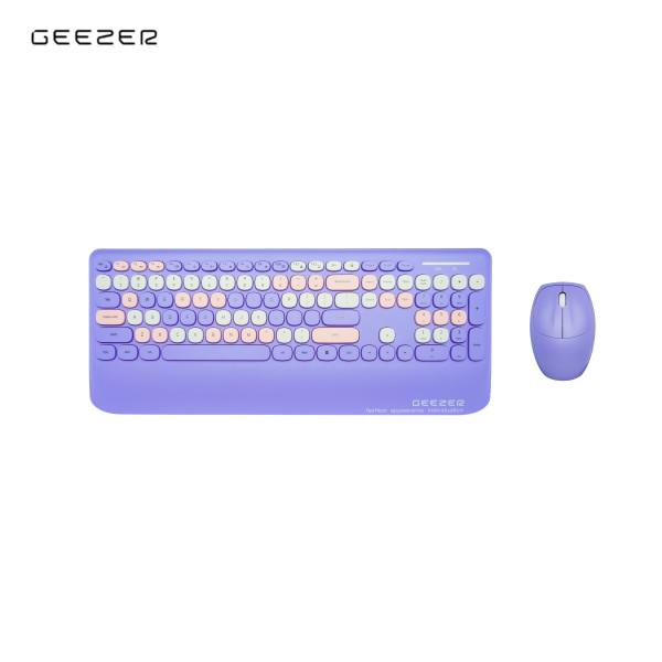 Selected image for GEEZER WL RETRO set tastatura i miš u LjUBIČASTOJ boji