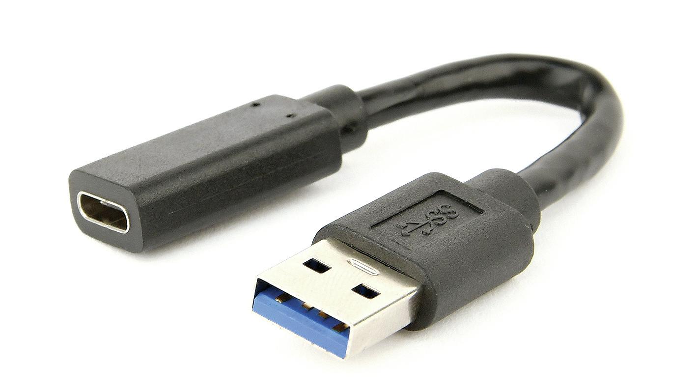 Selected image for GEMBIRD Adapter USB A na USB C 10cm (Crni)