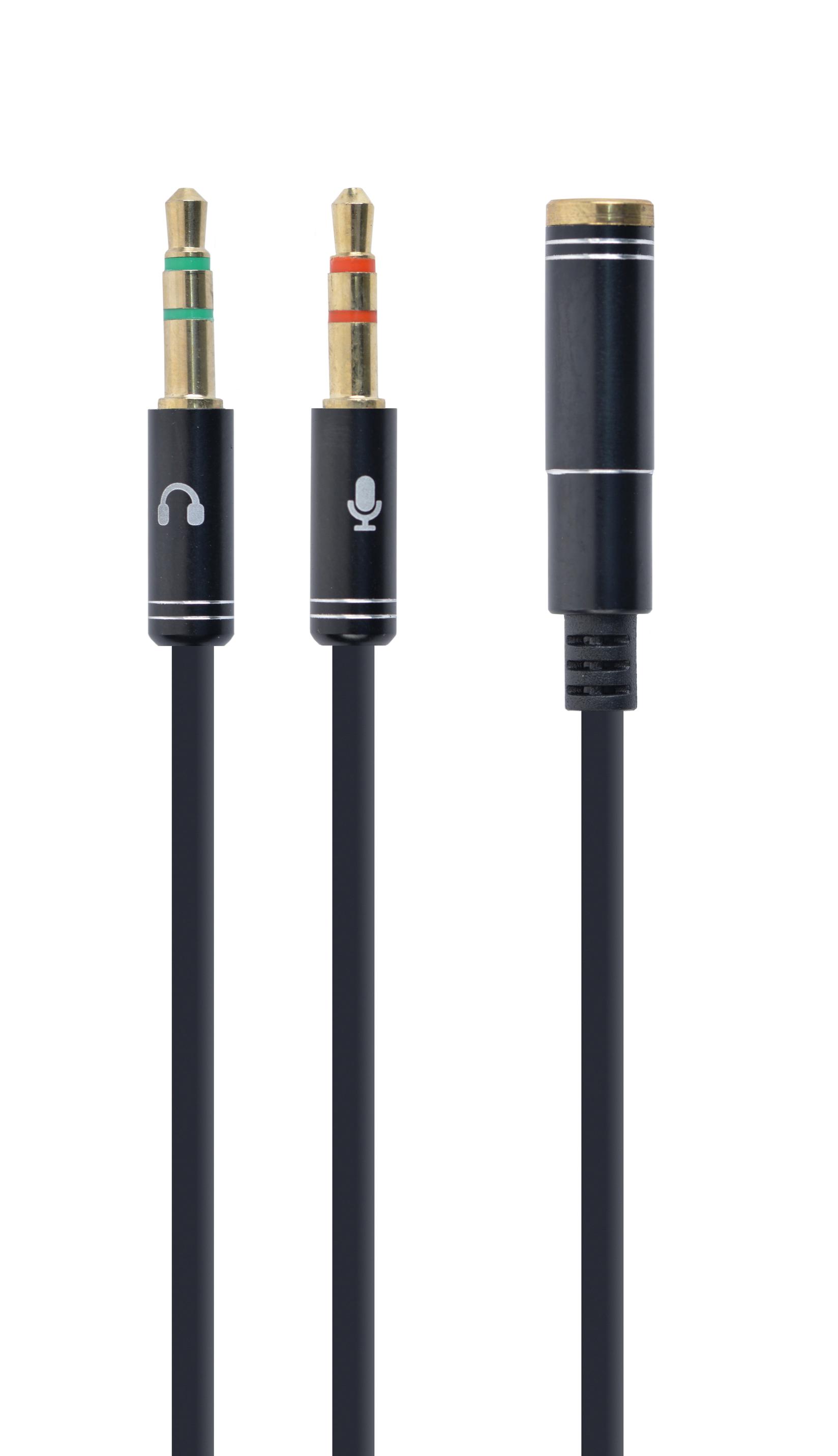 GEMBIRD Audio adapter 3.5mm 2xM na F 4pin