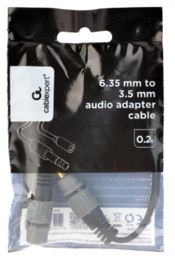 Selected image for GEMBIRD Audio adapter kabl 0.2m A-63M35F-0.2M