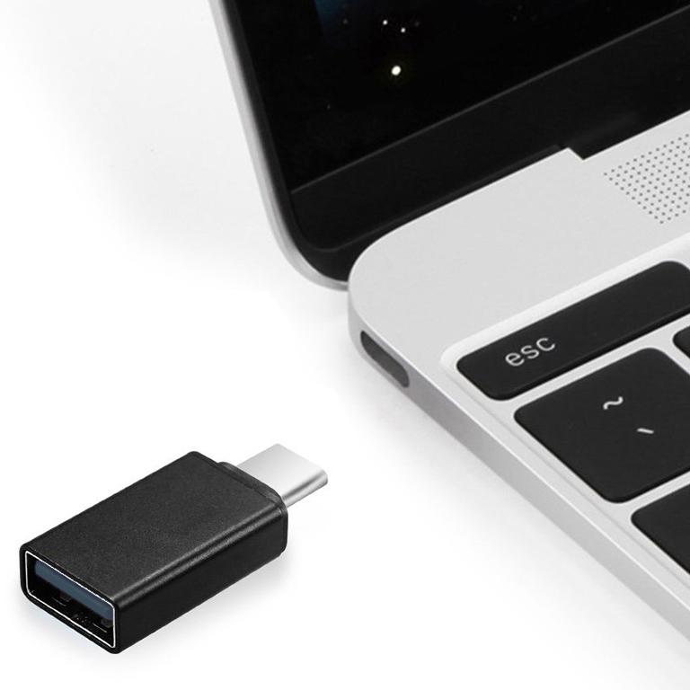 Gembird menjač pola kabla USB Type-C USB tipa A Crno