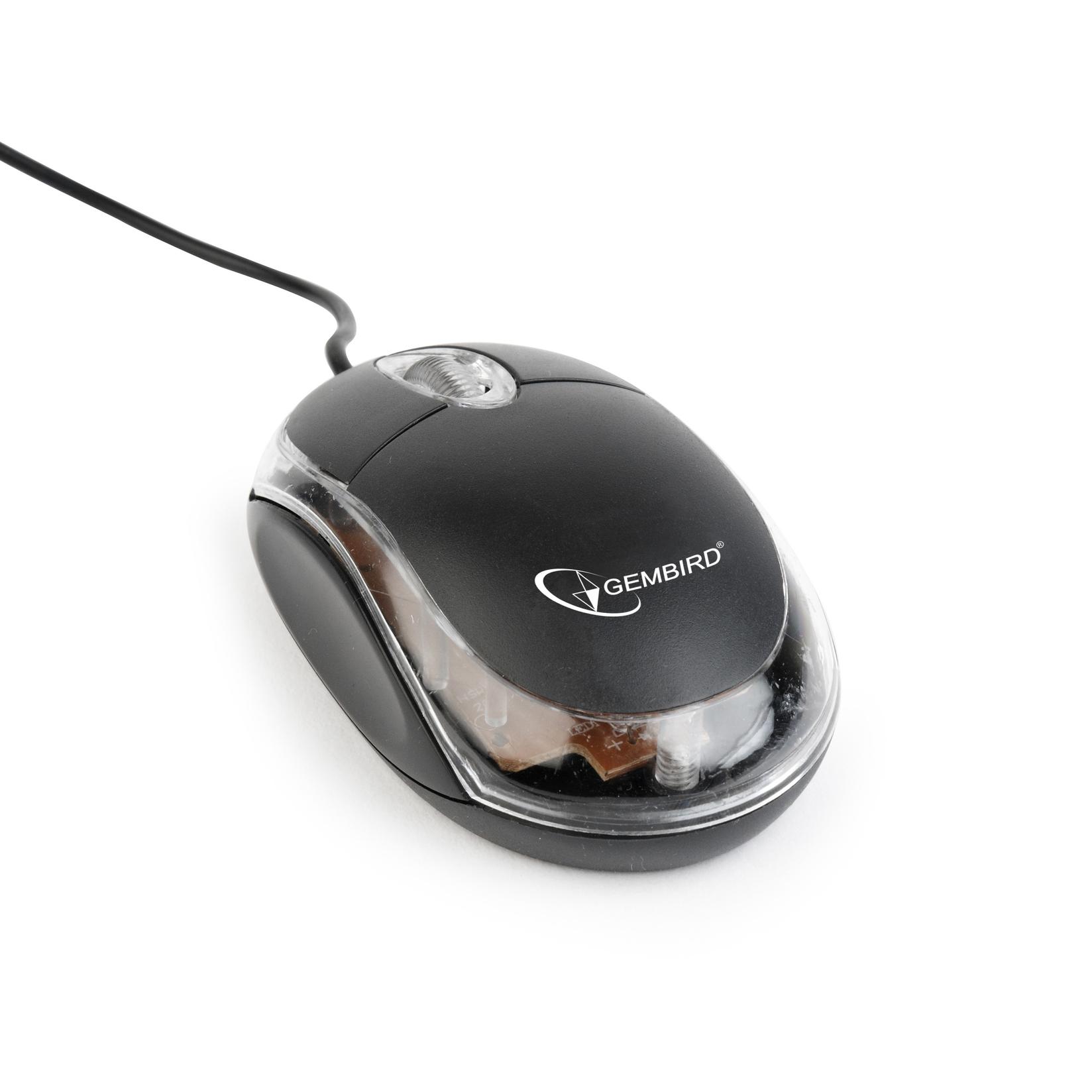 Gembird miš Za levoruke i desnoruke USB tipa A Optički 1000 DPI