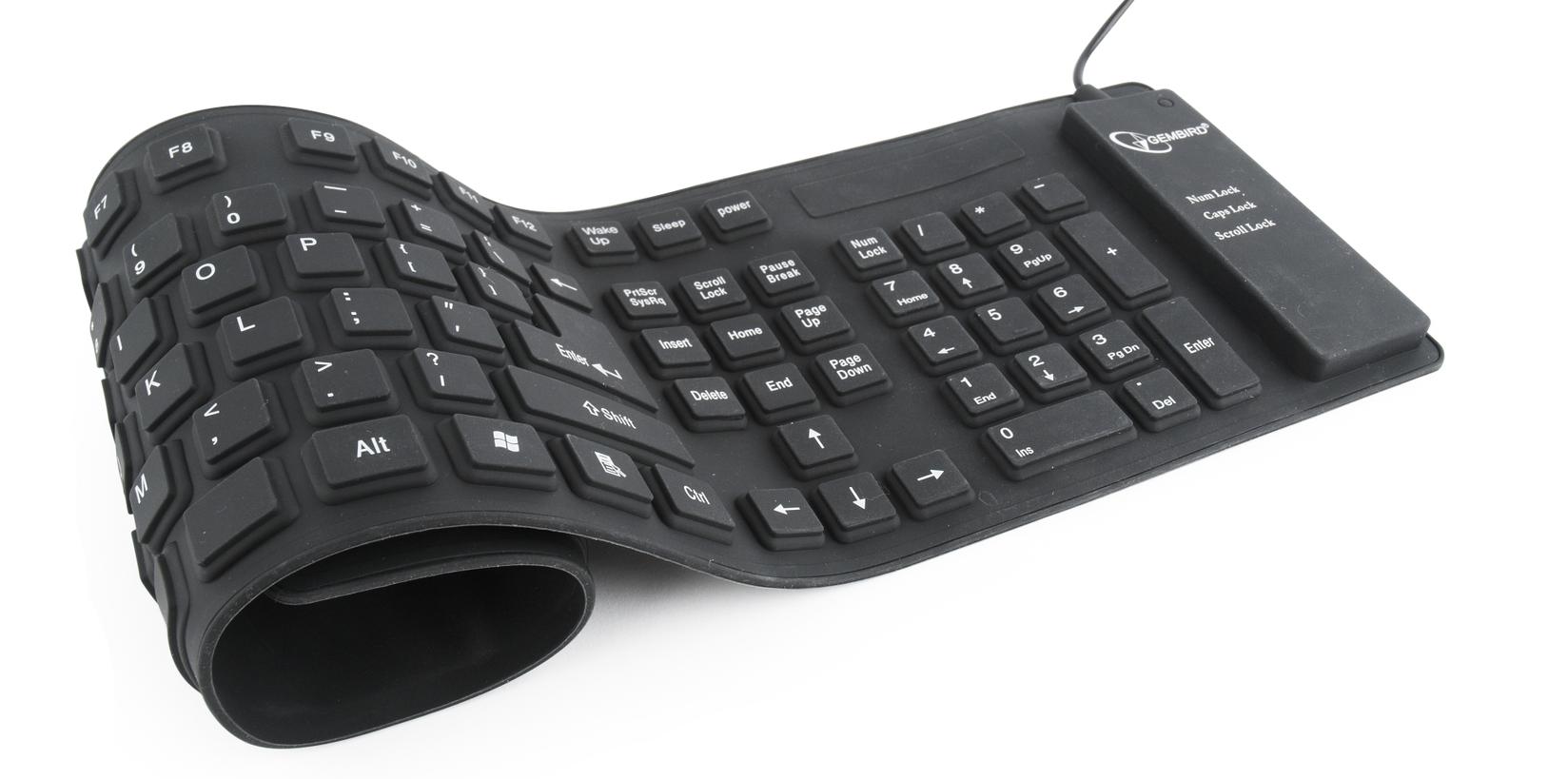 Gembird tastatura USB + PS/2 QWERTY Crno