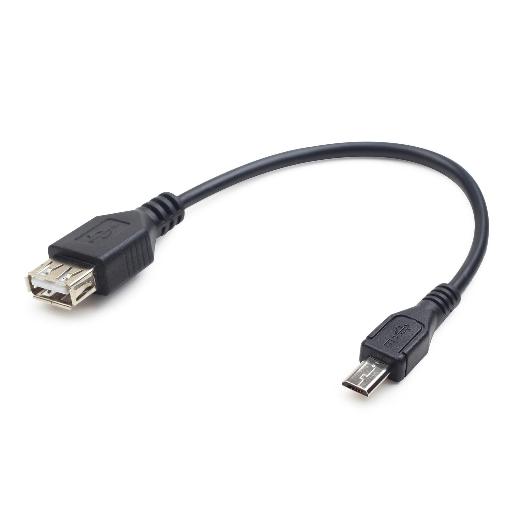 Gembird USB-A - Micro-USB B, 0.15m USB kabl 0,15  USB 2.0 Crno