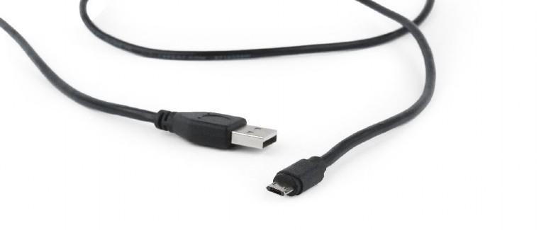 Slike Gembird USB kabl 1,8 m USB 2.0 Micro-USB A USB A Crno