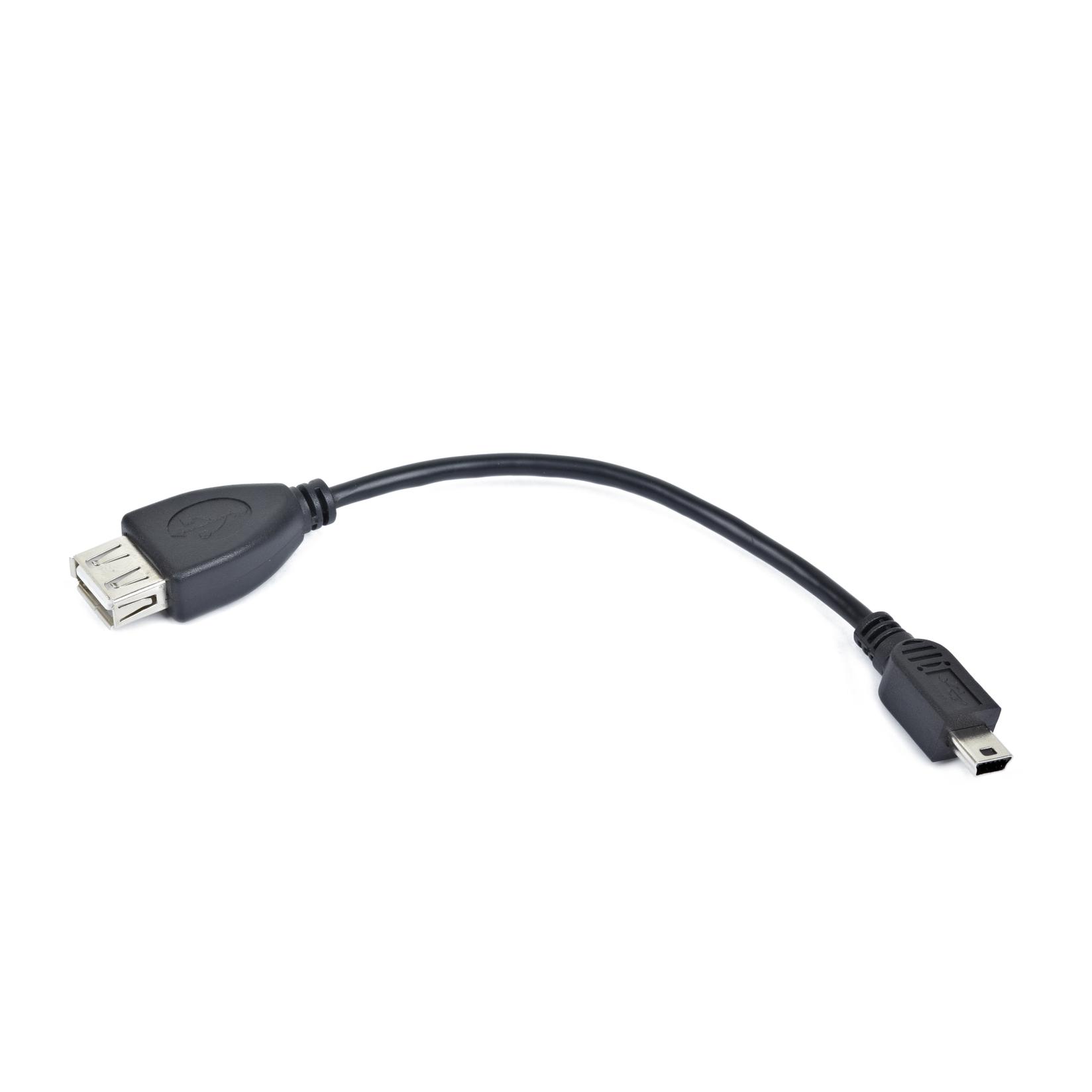 Gembird USB mini/USB 0.15m USB kabl 0,15 m USB 2.0  Mini-USB B USB A Crno