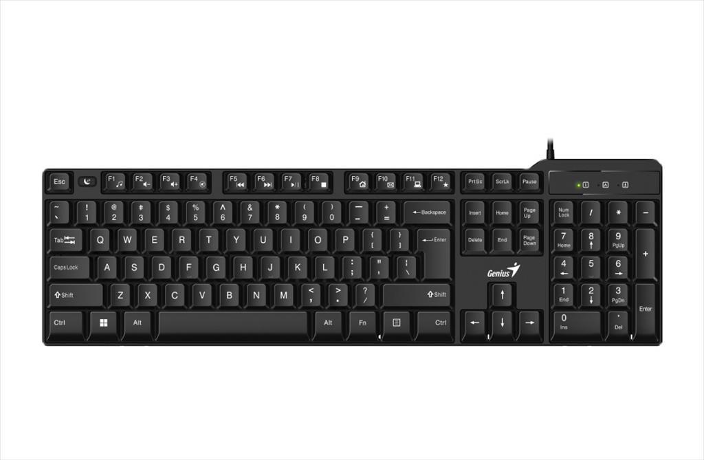GENIUS tastatura žičana usb kb-100k tasteri za spavanje i multimediјa