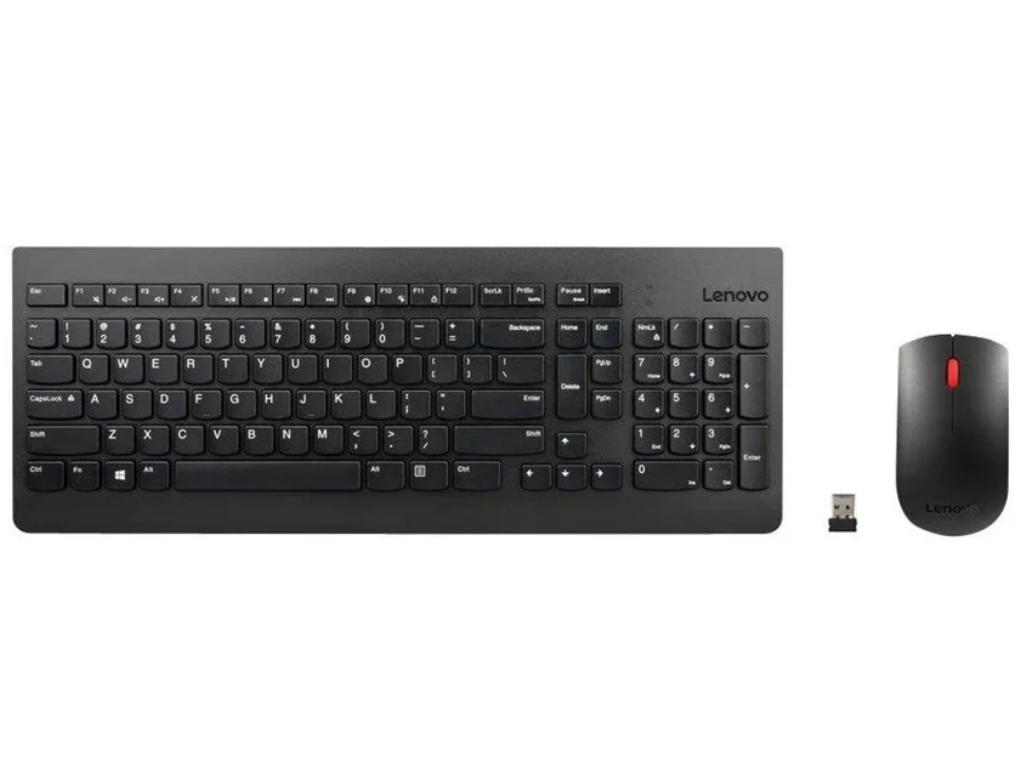 LENOVO Bežični set tastatura + miš Essential SRB crni