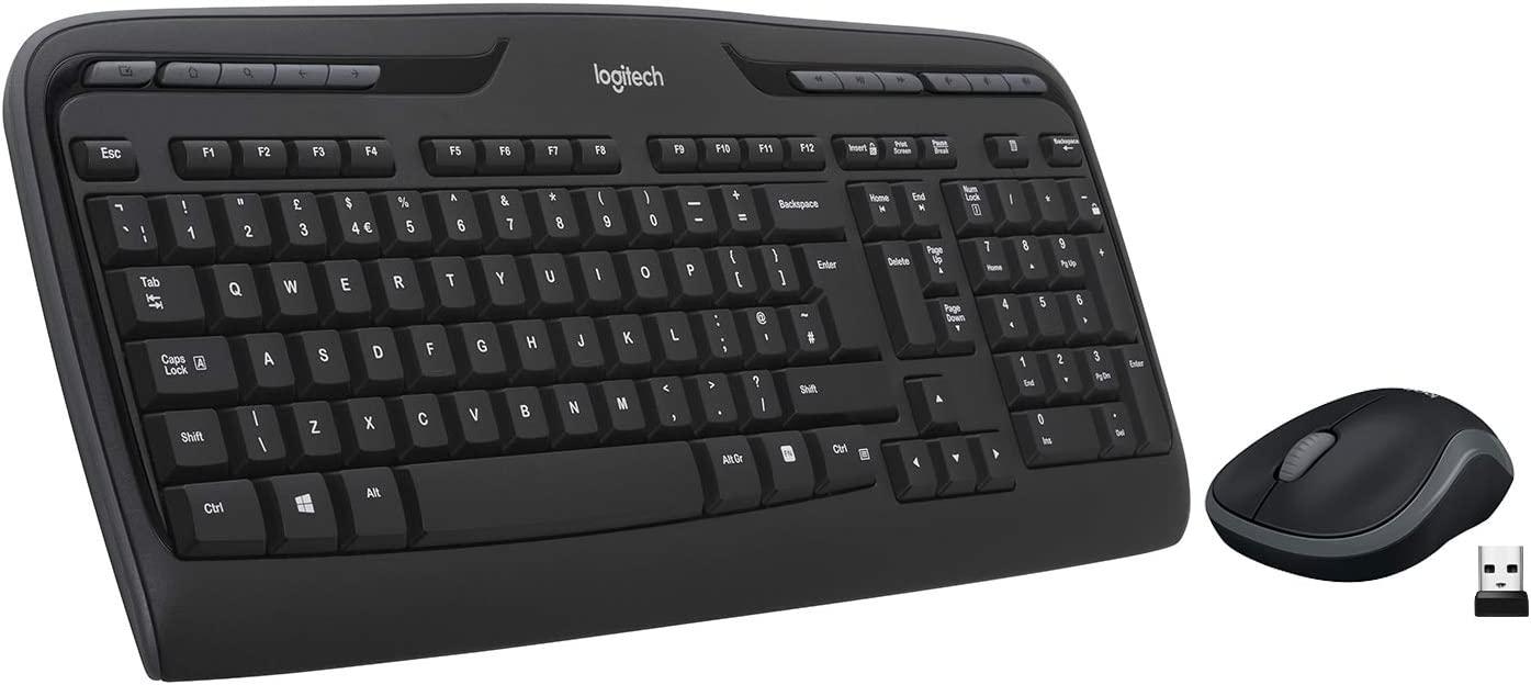 LOGITECH Bežična tastatura i miš MK330 US crna