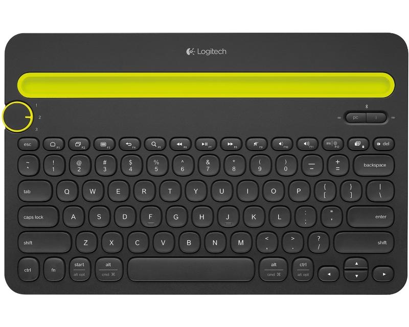 Logitech K480 Bežična tastatura, US, Crna