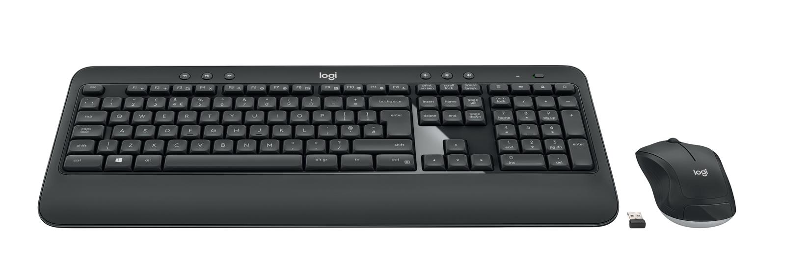 Logitech MK540 Advanced Set tastatura i miš, Bežični, QWERTY, Crni