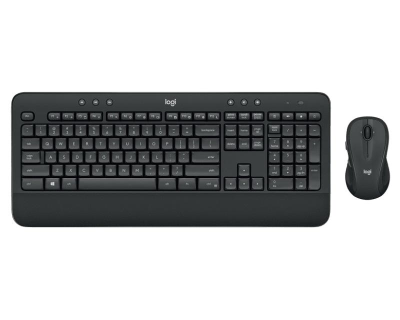 Logitech MK545 Advanced Set tastatura i miš, Bežični, Crni