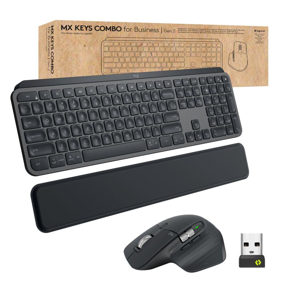 LOGITECH Set tastatura i miš MX Combo for Business GEN 2 crni