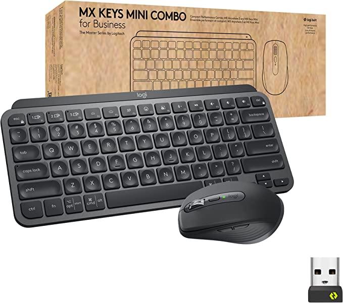 Slike LOGITECH Set tastatura i miš MX Mini Combo for Business crni