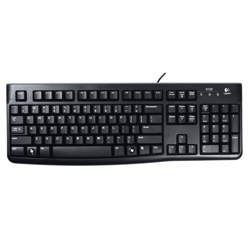 Logitech Deluxe Business K120 Tastatura, YU, Crna
