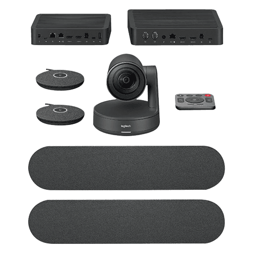 LOGITECH Webcam rally plus ultra HD video conferencing siva