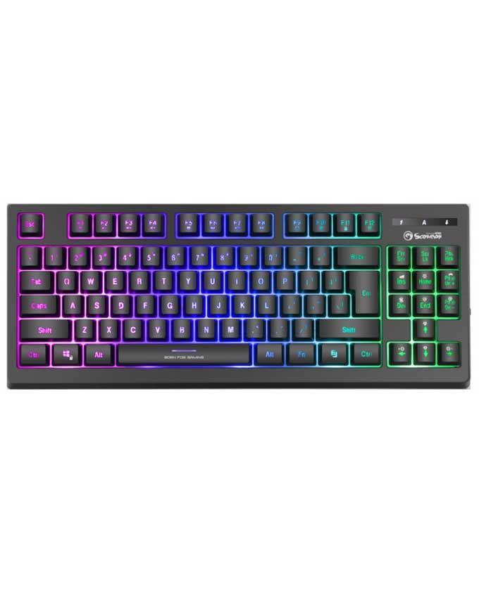 MARVO Gaming tastatura sa RGB pozadinskim osvetljenjem USB K659 crna
