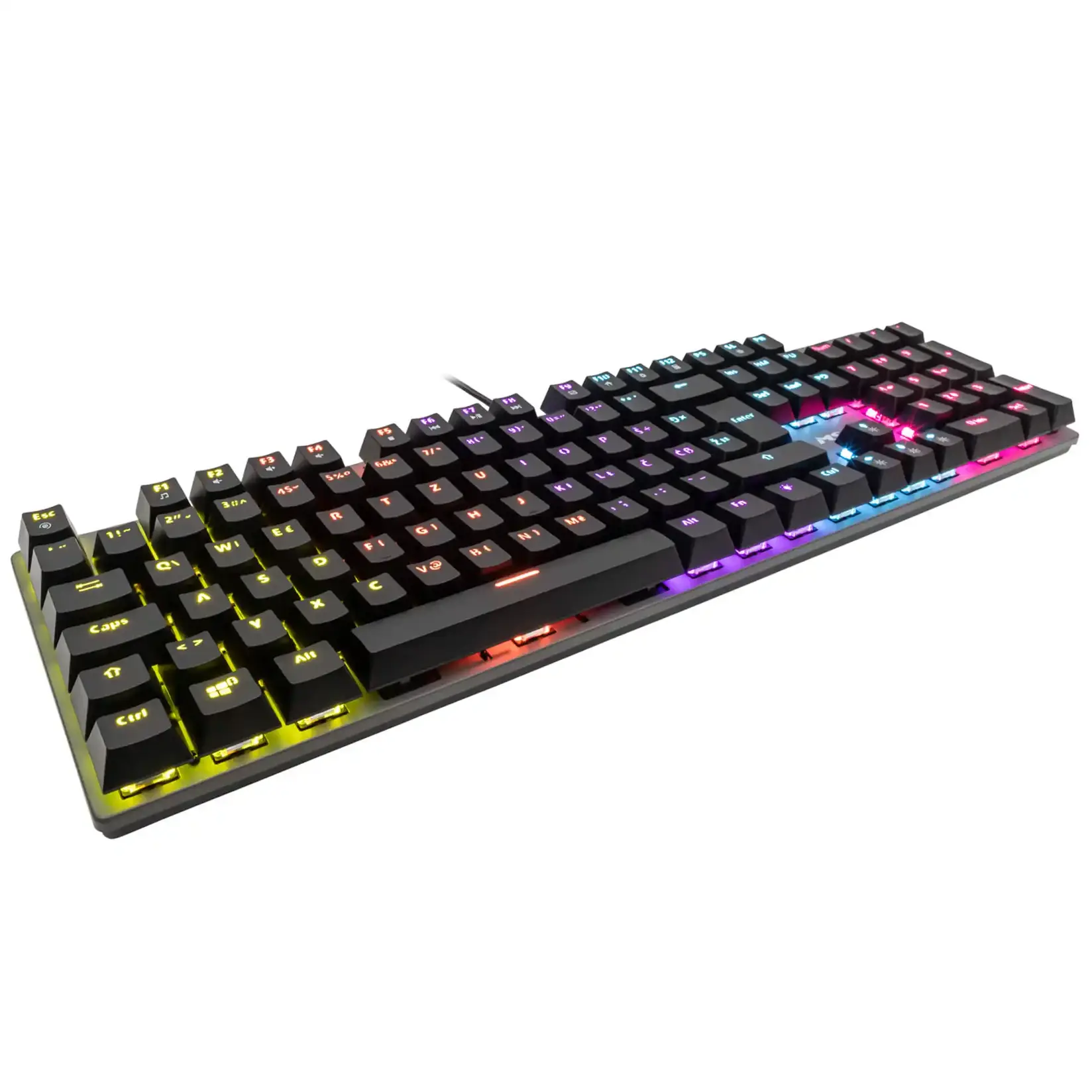 MS Mehanička gaming tastatura sa pozadinskim osvetljenjem RGB Elite C521 crna