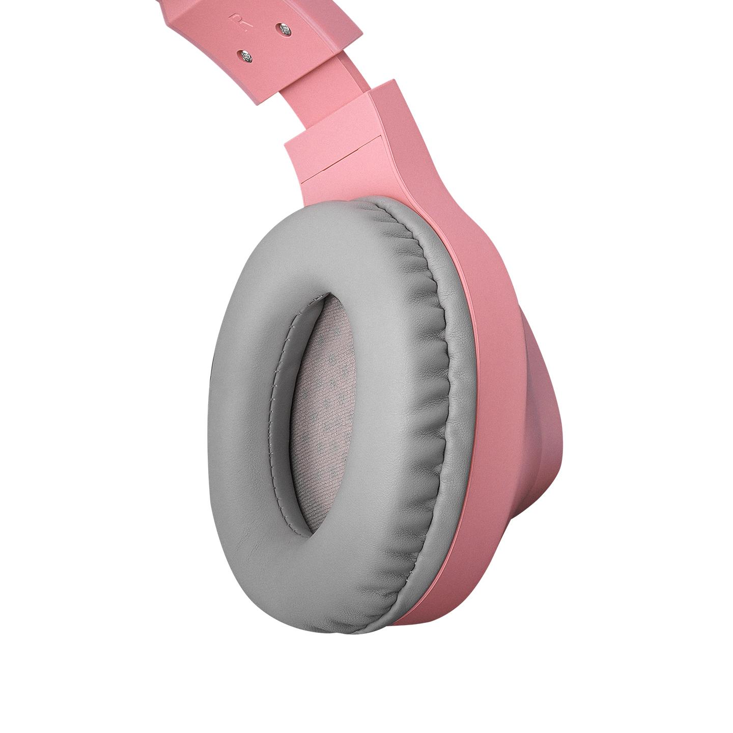 Selected image for RAMPAGE Gejmerske slušalice sa mikrofonom M7 MONCHER RGB Led USB 7.1 roze