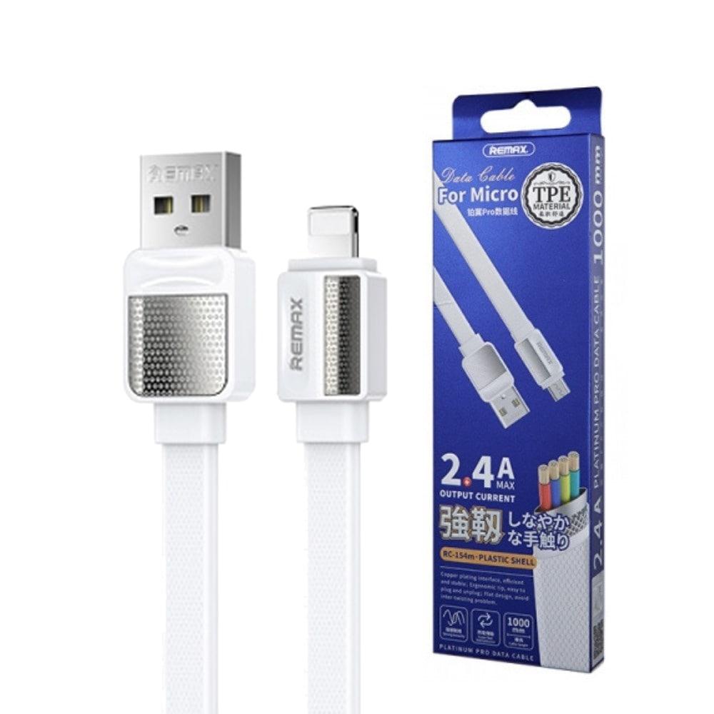 REMAX USB data kabl REMAX RC-154i PLATINUM za iPhone 5/6 (2A) 1m beli
