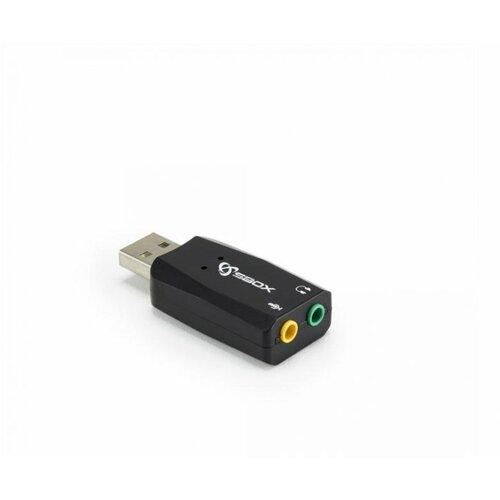 S BOX Adapter USB C11 USB / 2 x 3.5 mm
