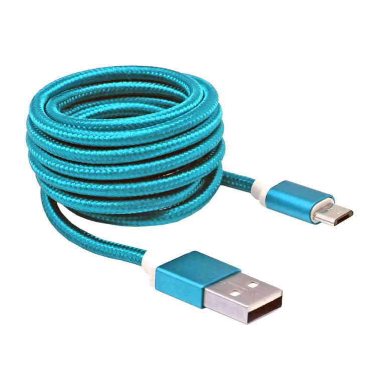 S Box Kabl USB A - Micro B 1,5 m, Plavi