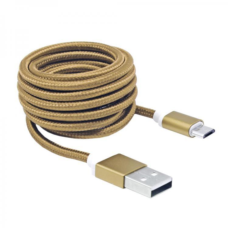 S Box Kabl USB A - Micro B 1,5 m, Zeleni