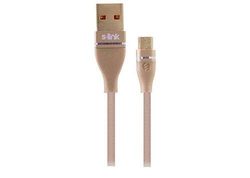 S-LINK USB kabl SW-C540 zlatni