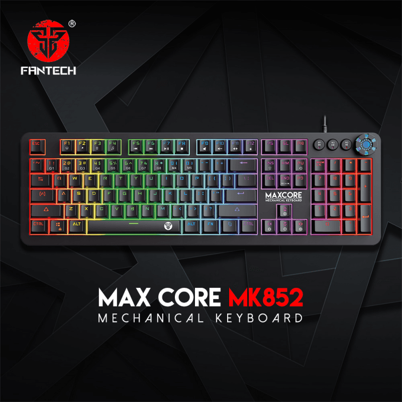Tastatura mehanička Gaming Fantech MK852 RGB Max Core crna (Brown switch)
