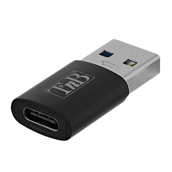 TNB Adapter USB-c na USB-a ADAUSBTC crni