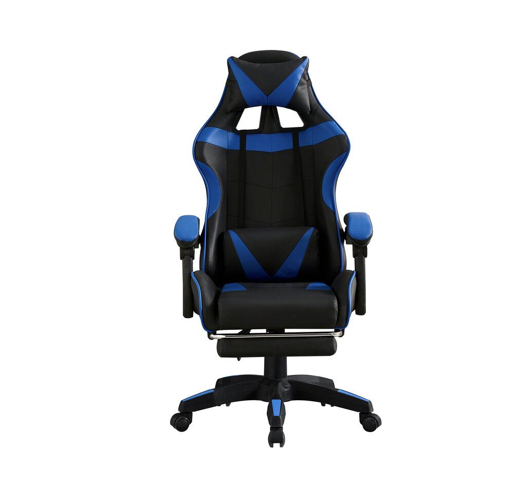 Slike TRICK Gaming stolica sa dodatkom za noge Y830 crno-plava