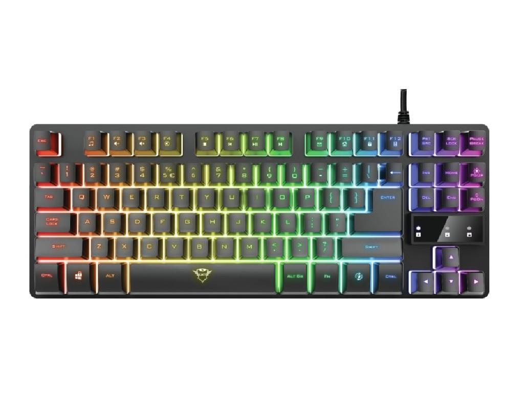 Selected image for TRUST Gaming tastatura GXT833 THADO RGB crna