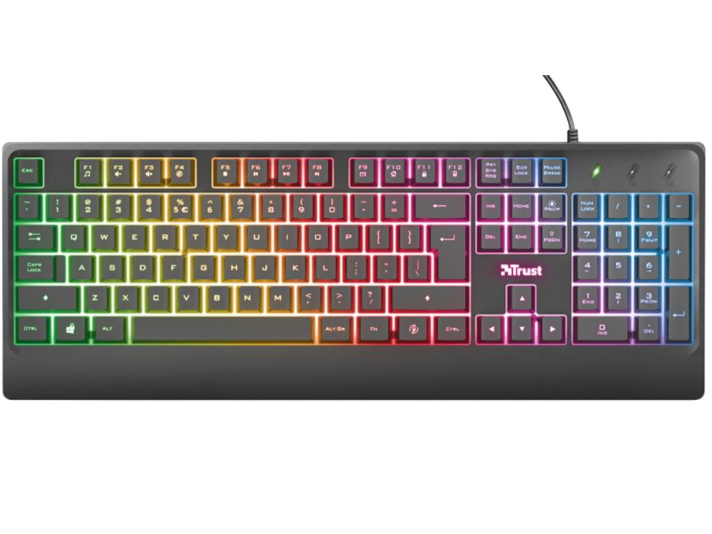 Selected image for TRUST Gaming tastatura Ziva LED crna