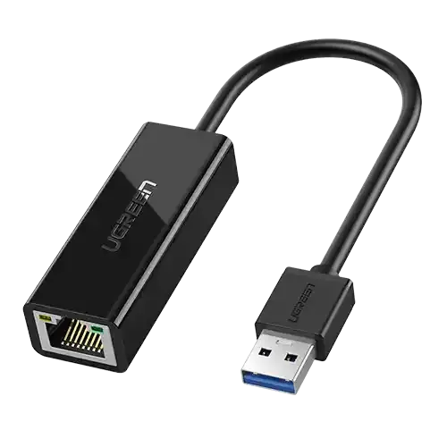 UGREEN Adapter USB 3.0 na RJ45 Gigabit Ethernet CR111 crni