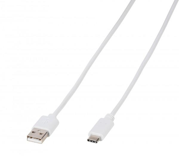VIVANCO USB kabl A/C 1m beli