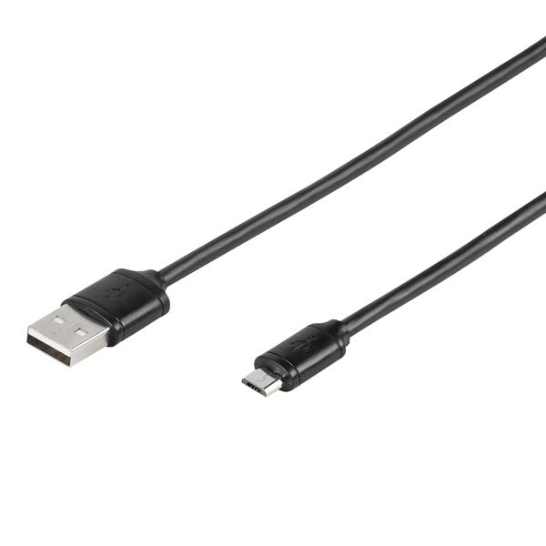 VIVANCO USB kabl A/microB 1m crni