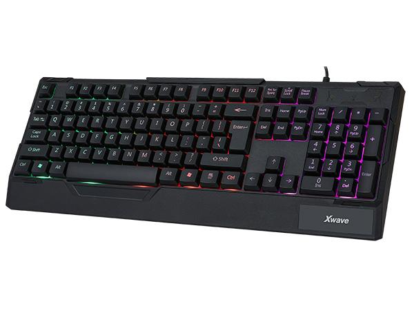 Xwave XL 01 Gejmerska tastatura, RGB pozadinsko osvetljenje, Crna
