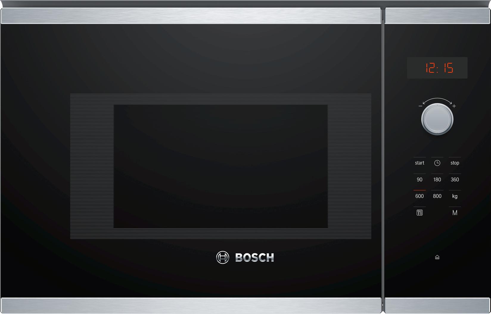 Bosch BFL523MS0B Ugradna mikrotalasna rerna, 20 l, 800 W, Crna