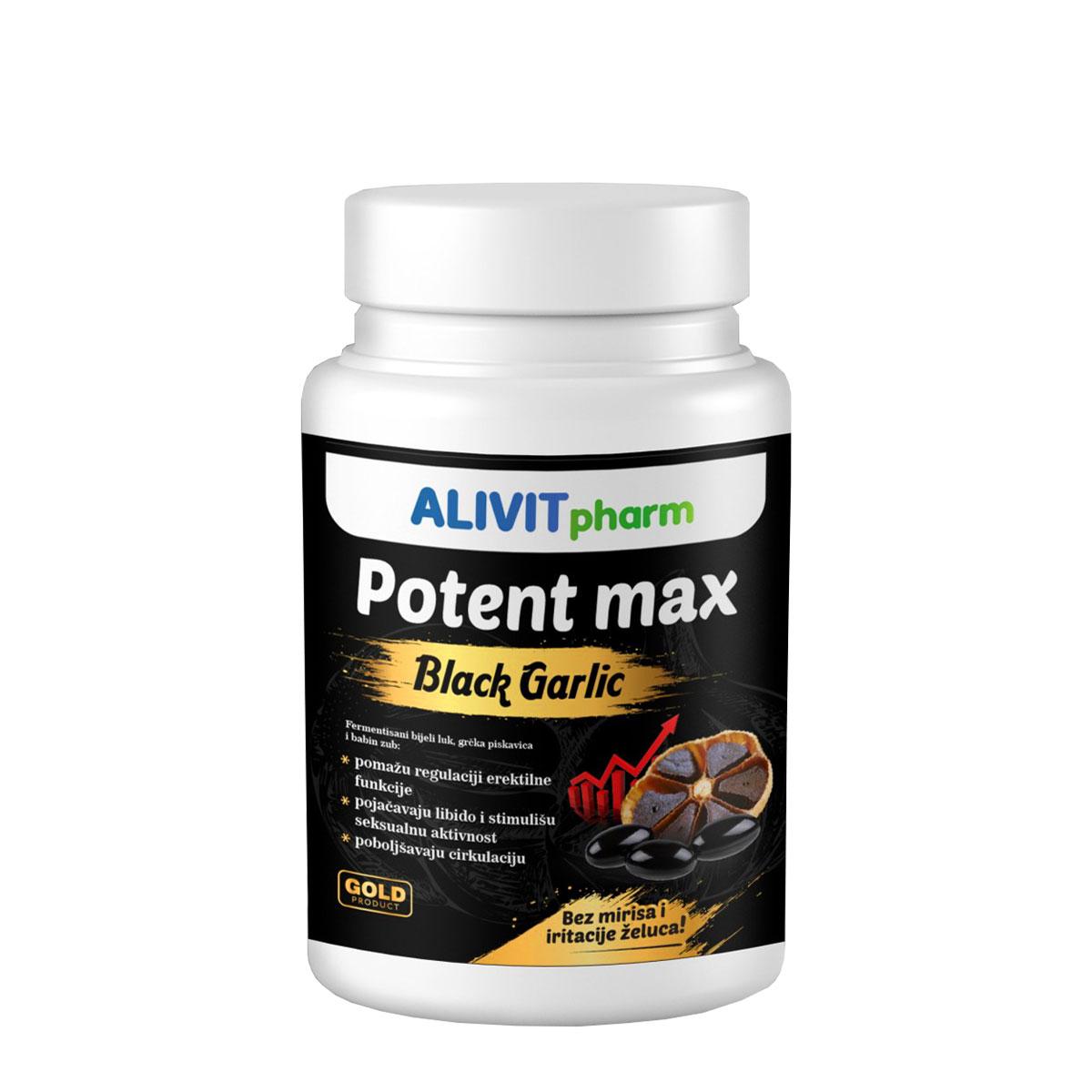 ALIVIT PHARM Black garlic Potent Max 90 kapsula