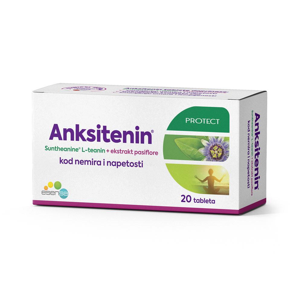 Selected image for Anksitenin L-teanin + ekstrakt pasiflore 20 tableta