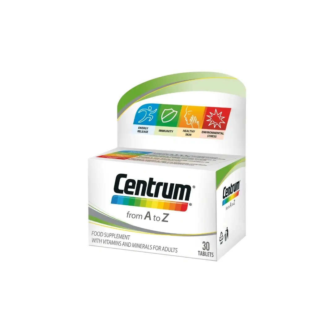 CENTRUM Kompleks vitamina i minerala sa luteinom Centrum A do Ž 30 tableta 101686.0