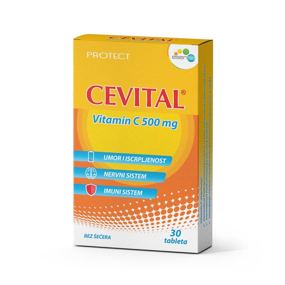 Selected image for Cevital Vitamin C 500mg 30 tableta