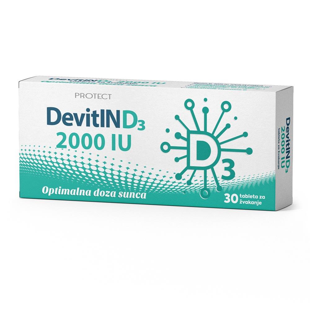 Selected image for Devitin D3 2000IU 30 tableta za žvakanje