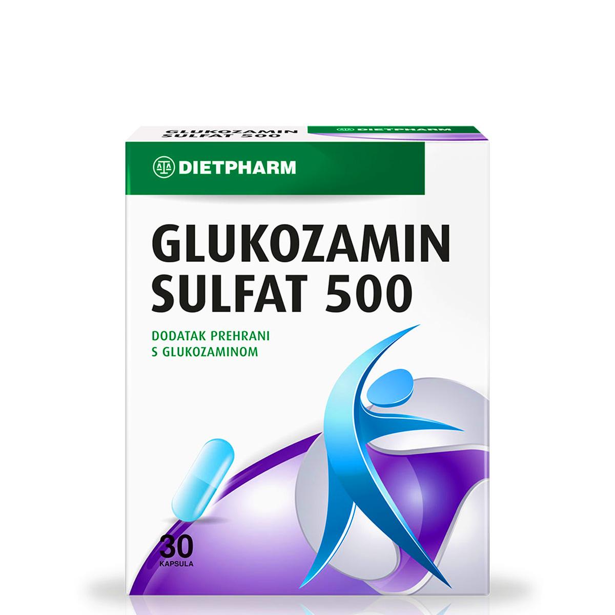 Selected image for DIETPHARM Glukozamin 500mg 30 kapsula 112470
