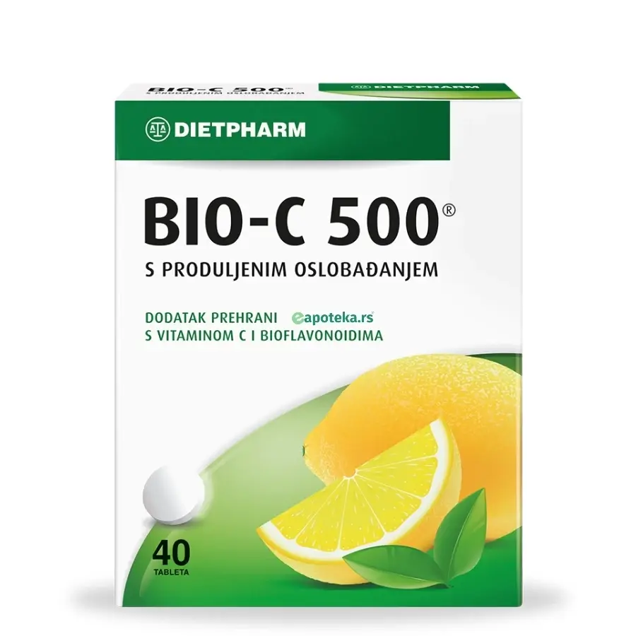 DIETPHARM Vitamin BIO-C 500 sa vremenskim otpuštanjem 40 kapsula