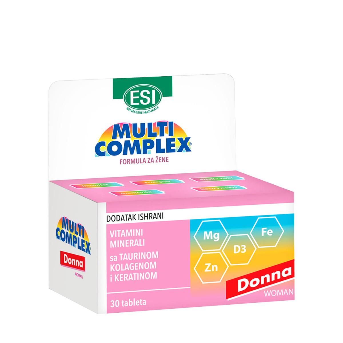 Selected image for ESI Multikompleks vitamina i minerala za žene Donna 30 tableta 104279.0