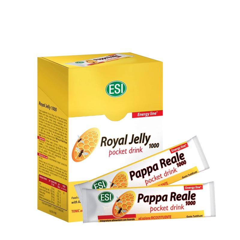 Selected image for ESI Preparat na bazi matičnog mleča Royal Jelly Pocket Drink 16 kesica 104286.0