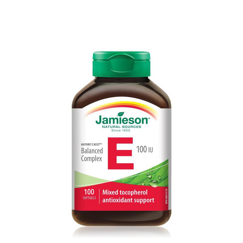 Selected image for JAMIESON Dodatak ishrani sa vitaminom E 100 kapsula 116384