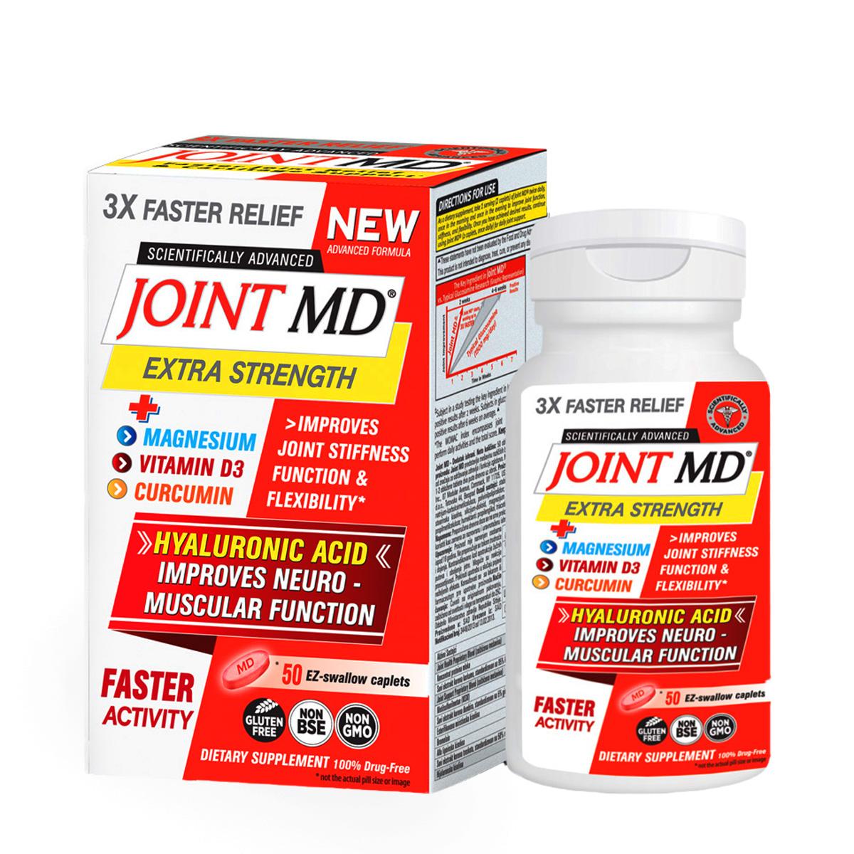 JOINT MD Ekstra snažan kompleks za očuvanje funkcije zglobova sa ekstraktom kurkume magnezijum citratom i vitaminom D 50 tableta 113351