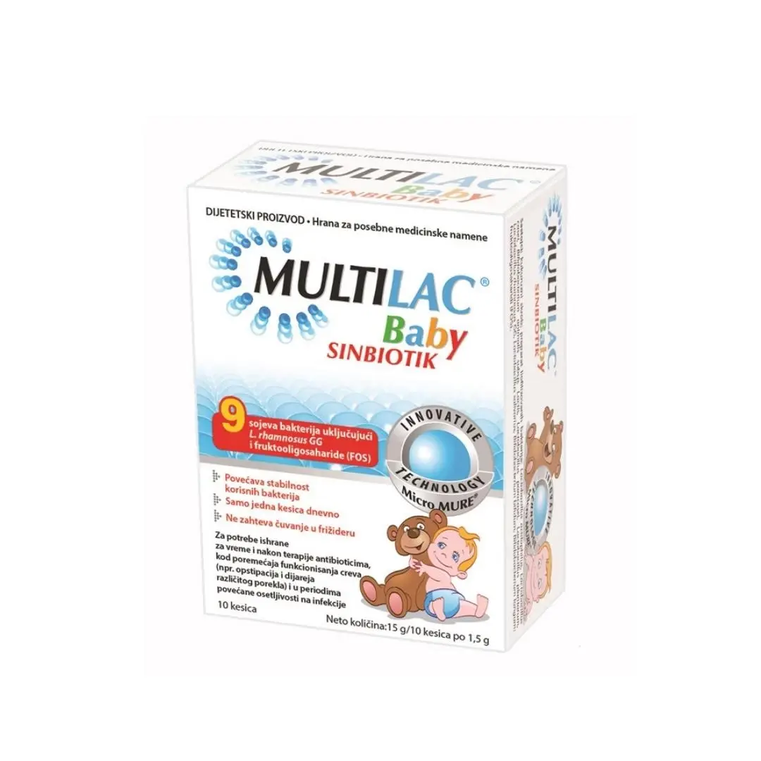 Selected image for Multilac Baby sinbiotik 10 kesica